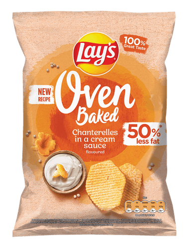Bulvių traškučiai LAY'S, Oven Baked voveraičių padažo skonio, 110g