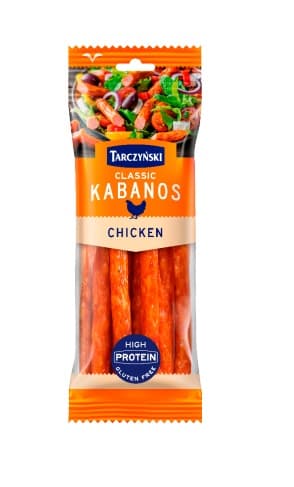 Sausages TARCZYNSKI KABANOS CLASSIC, with poultry, 200 g