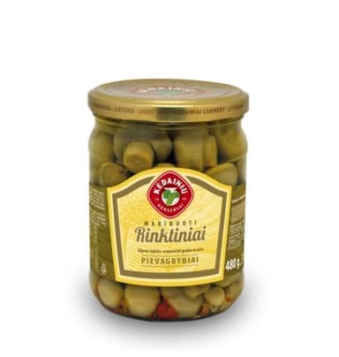Pickled champignon KĖDAINIŲ Rinktiniai, 480g/255g