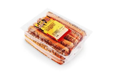 Boiled sausages TIGRIUKAS, in the safty gas, ~0.7 kg