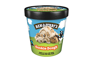 Edible ice cream with chocolate cookie pieces BEN&JERRY'S 465ml