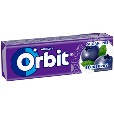 Kramtomoji guma ORBIT Blueberry, 14 g