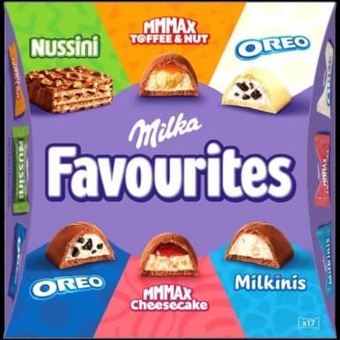 Candy box MILKA with filling set, 158 g