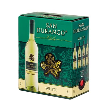 Chile wine SAN DURANGO, BIB, white, dry, 3 l