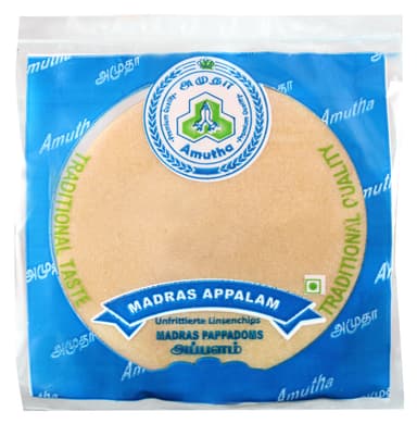 Indian scones AMUTHA Pappadums, 200g