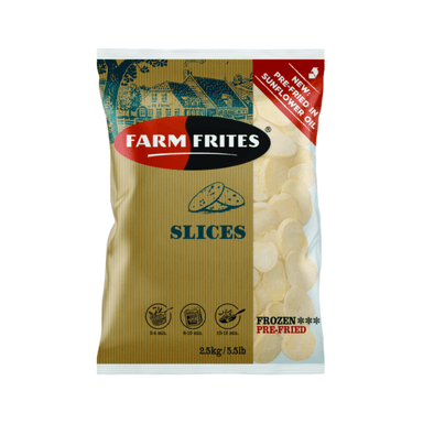 Šaldyti bulvių griežinėliai FARM FRITES, 2,5 kg