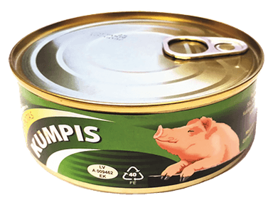 Canned pork shoulder, 240 g