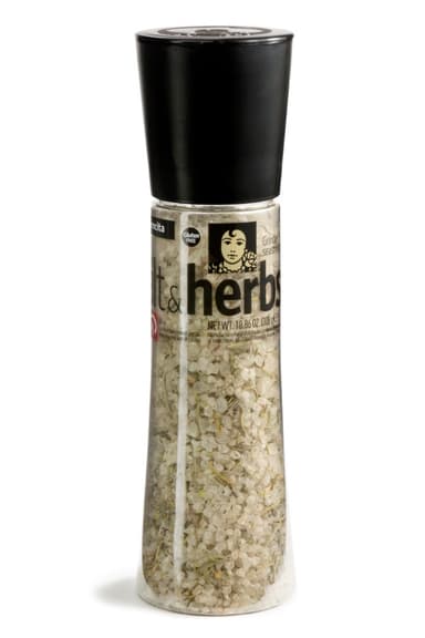 Viduržemio jūros druska CARMENCITA, su žolelėmis, malūnėlyje, 308 g