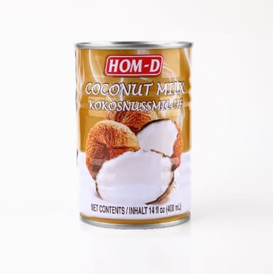 Coconut milk HOM-D, (coconut extract 85%), 400 ml