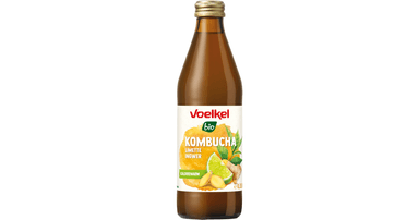 Kombucha drink GREEN LEMON AND GINGER, organic