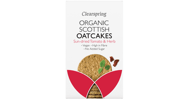 Oat breads with sun-dried tomatoes and oregano, organic