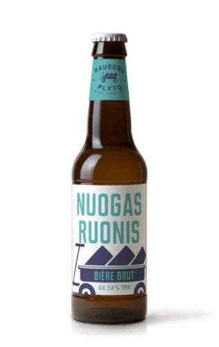 Beer RAUDONU PLYTU Nuogas Ruonis, 5,8% 0,33 l, bottle