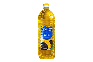 Refined sunflower oil CHUMAK, 1l