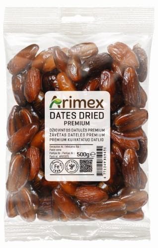 Dried dates ARIMEX Premium, without added sugar, 500 g