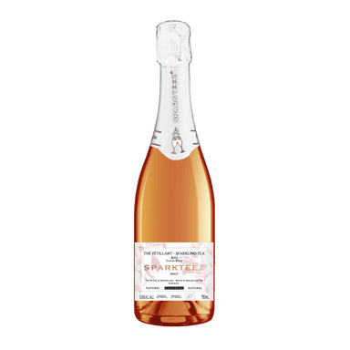 Sparkling tea with rose SPARKTEEZ CUVÉE ROSÉ, organic