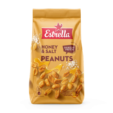 Roasted peanuts ESTRELLA, with honey and salt, 240 g