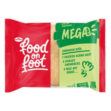 Sandwich Mega with chicken and pickles, 255g