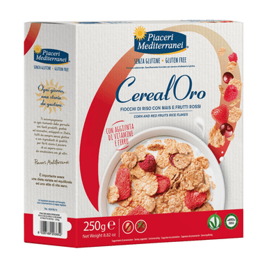 Sausi pusryčiai su raudonomis uogomis CEREAL ORO