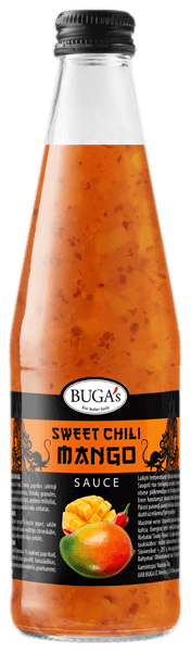 Aitrusis saldžiarūgštis mango padažas BUGA's, 375 g