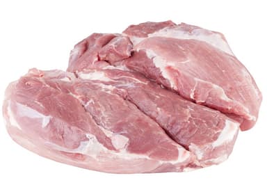 Frozen pork shoulder, boneless rindless, kg