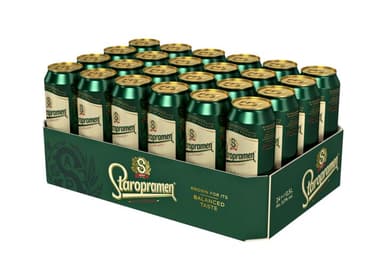 Alus STAROPRAMEN Premium,sk., 5%, 0,5l 24 vnt.