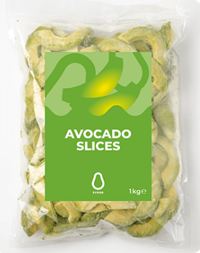Šaldytas avokadas griežinėliais,  1 kg