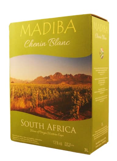 Madiba Chenin blanc, BIB, white, dry, 3 l, South African Republic