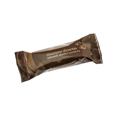 Glaistytas varškės sūrelio desertas MILIKO, šokolado skonio, 24%, 35 g