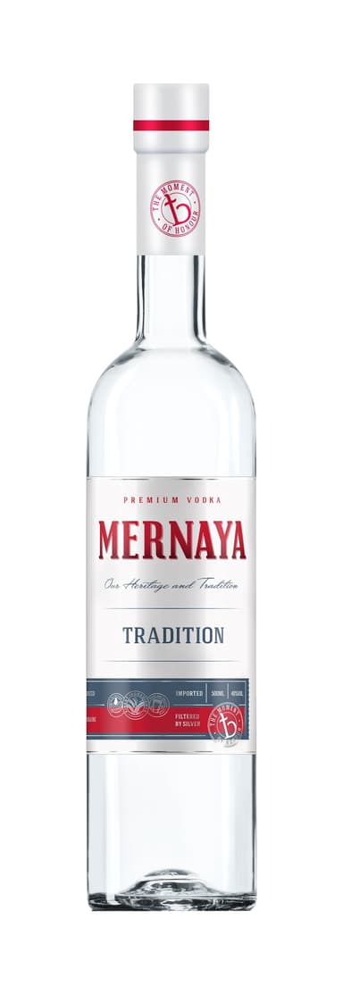 Degtinė MERNAYA Tradition, 40 %, 0,5 l