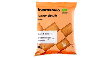 Cookies with peanut butter, organic