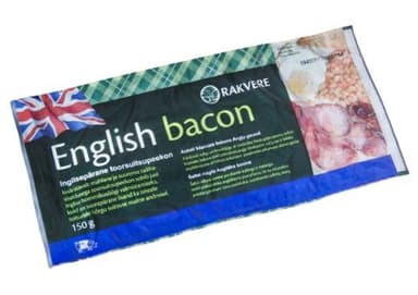 Cold smoked bacon ANGLIŠKA, sliced, 150 g