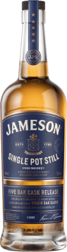 Irish whiskey JAMESON Single Pot Still 0.7L 46%