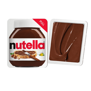 Spreadable cream NUTELLA, with hazelnuts and cocoa, 15g x 120vnt, 1,8k