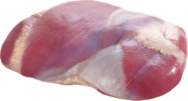 Frozen turkey thigh meat, boneless, skinless, kg
