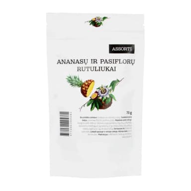 Ananasų ir pasiflorų rutuliukai