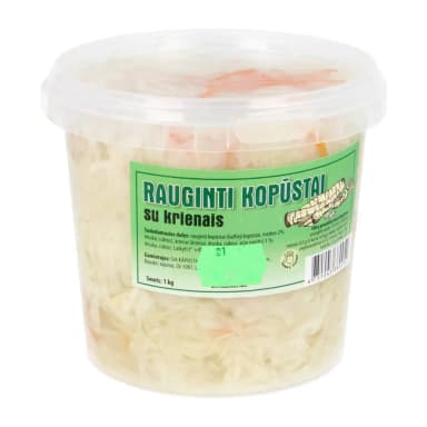Sauerkraut with horseradish