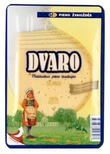 Fermentinis DVARO sūris, 50%, raikytas, 150 g