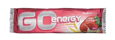 Energy bar BioTechUSA Go Energy Bar, strawberry in yogurt, 40 g