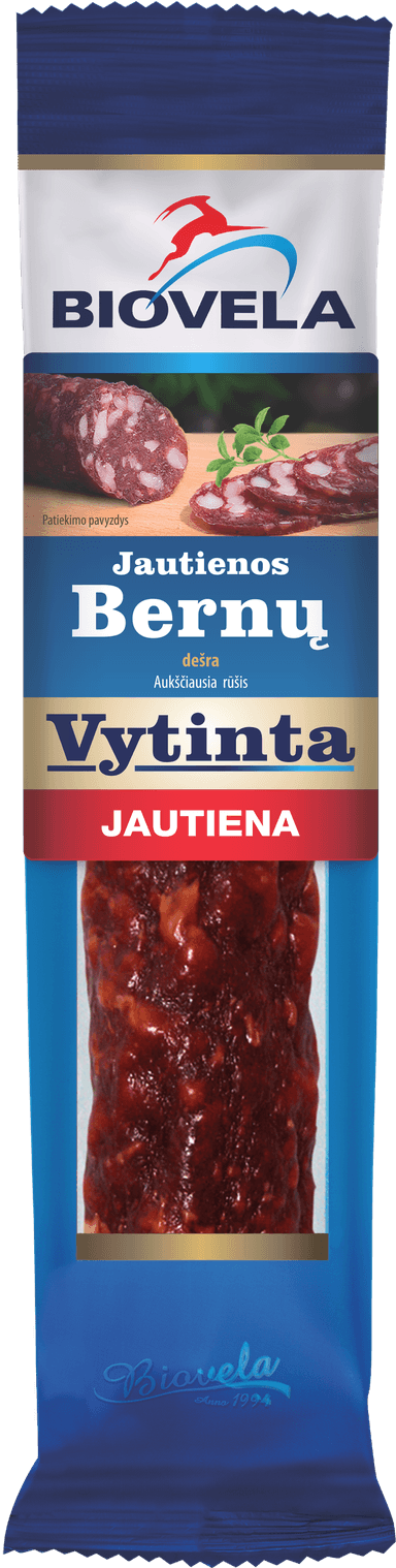 Dried beef sausage Bernų, extra class, 200g