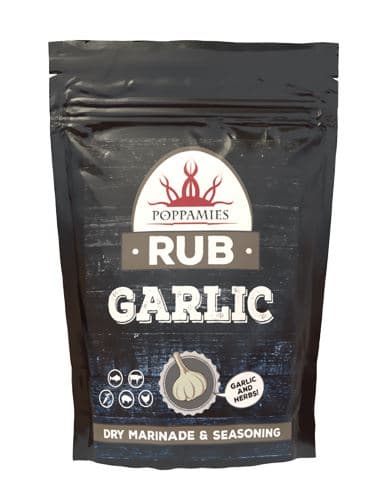 Prieskonių mišinys POPPAMIES Garlic Rub, 200 g