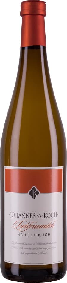 Vynas JOHANNES A KOCH Liebfraumilch, baltas, pusiau saldus 8,5%, 0,75 l
