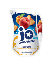 Jogurtas su persikais ir abrikosais, 2,5%, ąsotėlyje, 900 g