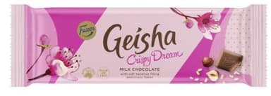 Milk chocolate GEISHA crispy dream, 100g