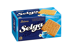 Condensed milk flavored cookies SELGA, 180g