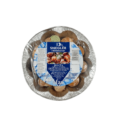 Šaldytos sraigės su česnakais ir sviestu, 12 vnt., 85 g