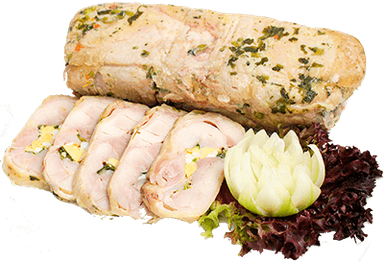 Virtas paukštienos vyniotinis su petražolėmis vakuume, 1 kg