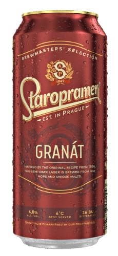 Alus STAROPRAMEN Granat 4,8%, 0,5l skardinė