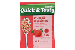 Oatmeal with strawberries TASTY 40 g
