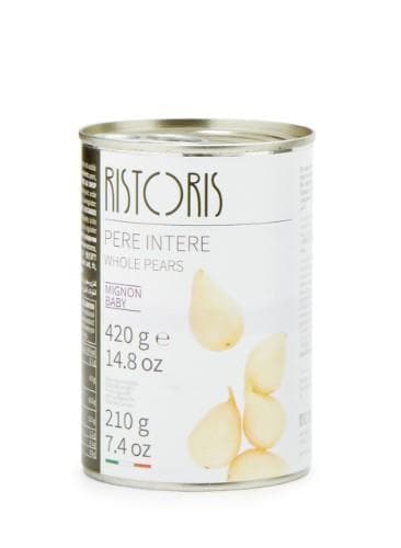 Whole pears, RISTORIS, baby, 420g/210 g