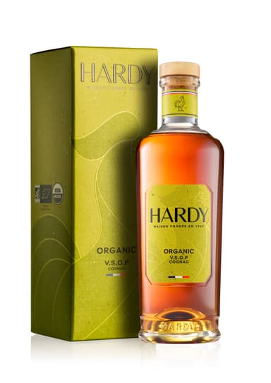 Cognac HARDY VSOP Organic, with gift box, 40 %, 0,7 l